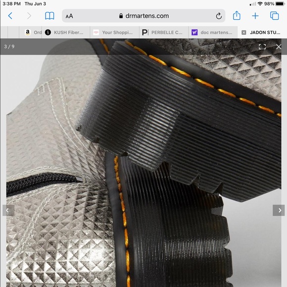 SOLD‼️DOC MARTENS JADON STUD LEATHER PLATFORM BOOT - Picture 7 of 16